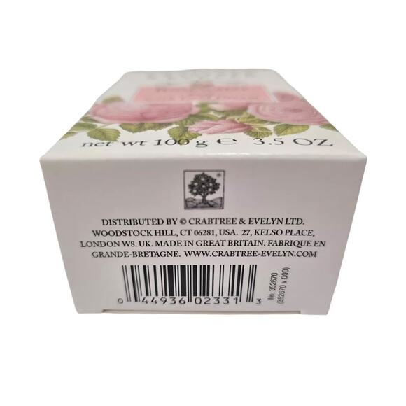 Crabtree & Evelyn Rosewater Soap with Cold Cream NEW IN BOX 3.5 oz. Discontinued - Picture 5 of 5